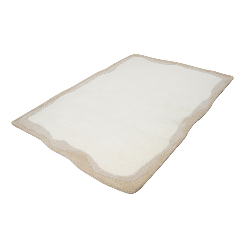 Tapis brun clair Tarba, Rectangle 5 pi x 7 pi