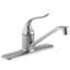 Coralais Three-Hole Kitchen Sink Faucet with 8-1/2" Spout, Matching Finish Sidespray and Lever Handle-1088005289-1201289753
