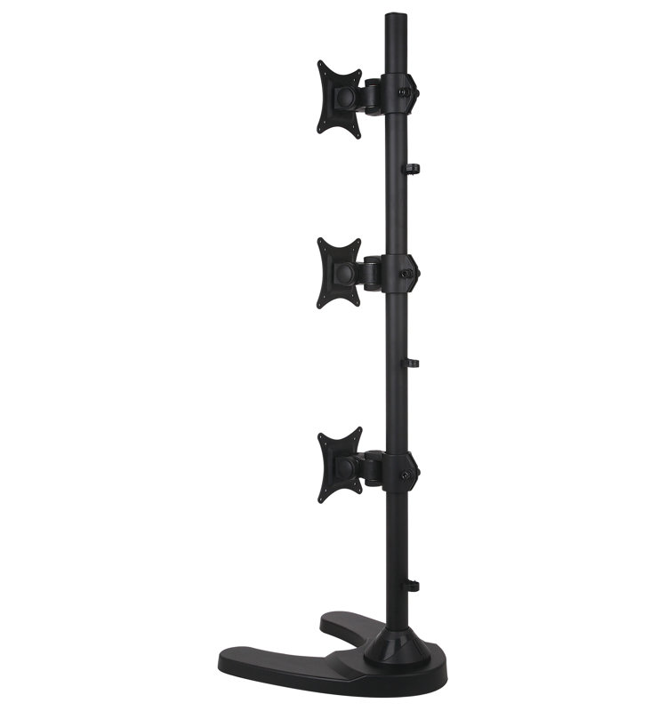 Support vertical triple pour bureau