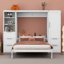 Grand lit escamotable mural avec placard-991827130