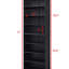 Tablette de rangement réglable à 8 couches, bibliothèque de présentation, bibliothèque double couche multifonctionnelle, peut être démontée en deux bibliothèques de rangement à 4 couches-1531985359