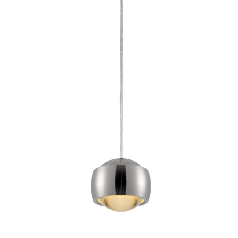 Beam 1 Light LED Pendant, Black