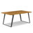 Lowry Square Dining Table, Modern Industrial Style with Metal Legs, Seats 8-100083378-100083375