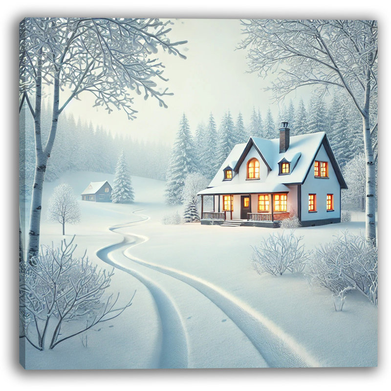 Art sur toile, "Cozy glow", H 20 po x l 20 po x P 1,5 po