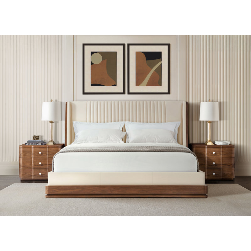 Spencer Coronet 3 - Drawer Nightstand, 26" H x 32" W x 20" D