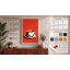 Retro Coffee Cup Mid-Century - Wrapped Canvas-1326797177-1326797179