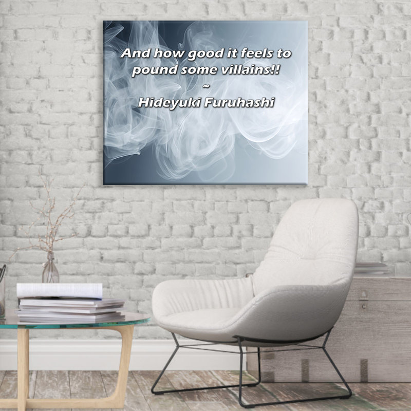 Latitude Run® Gallery Wrapped Canvas By Hideyuki Furuhashi: "And how good it feels to pound some vill