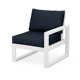 Outdoor Modular Lounge Chair with Cushions