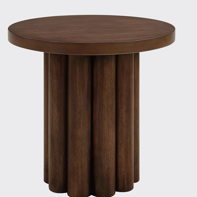 Table d'appoint en bois de couleur