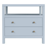 Nora 2-Drawer Wide Nightstand