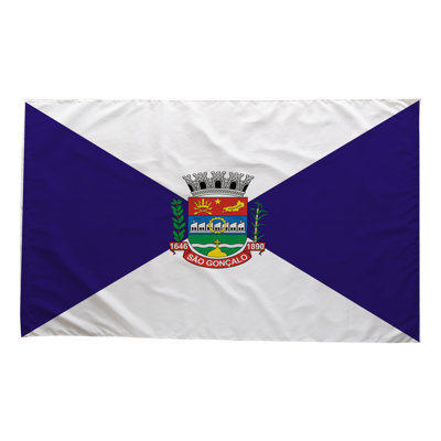 Drapeau de la ville de São Gonçalo — Drapeau extérieur