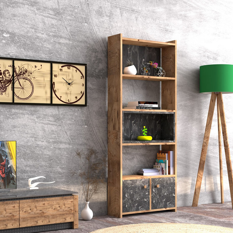 Bibliothèque standard Jacque H 63 "x l 22,44"