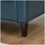 Canapé en cuir de style classique, similicuir respirant avec coussin de siège capitonné, pieds en bois massif pour le salon, bleu marine-1616027209