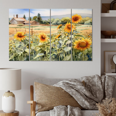 Farmhouse Plants & Flowers Wall Decor on Metal