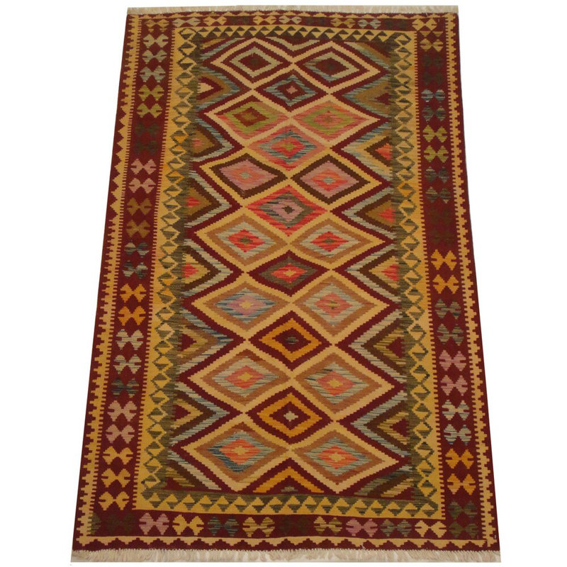 Kilim de laine teint à la main Mimana Kilim