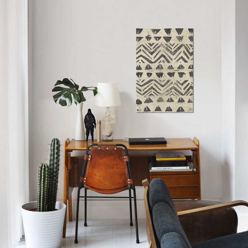 « pattern bazaar i », impression sur toile, H 12 po x l 8 po x P 0,75 po, Pas de tapis, Toile tendue
