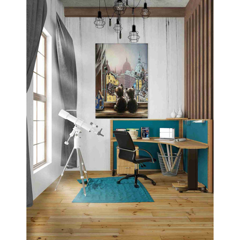 «Romantics» par Alexander Gunin, art mural sur toile, H 40 po x l 26 po x P 1,25 po