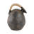 Vase Pottery Terracotta Textured Finish with Woven Handle Gray for Home Office Bedroom Living Room Decor.-186883782