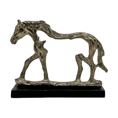 Handmade Horse Aluminum Figurine & Sculpture