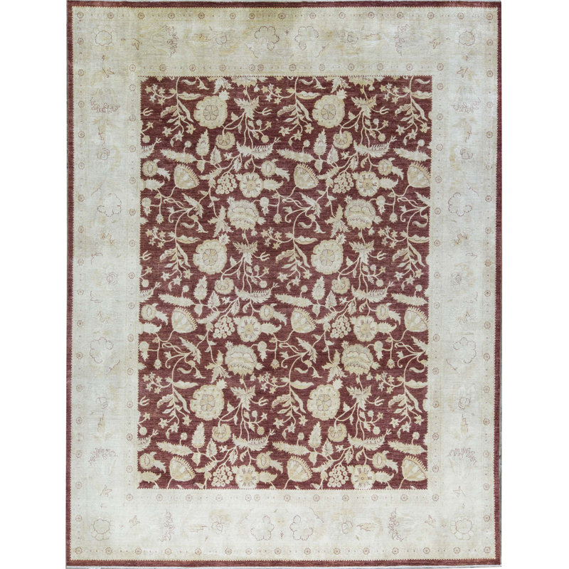 Ziegler Wool Floral Area Rug