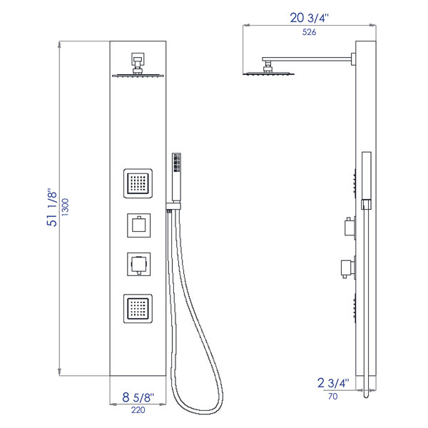 Dimensions du produit