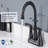 Bathroom faucet with 360 degree turn spout-110825949