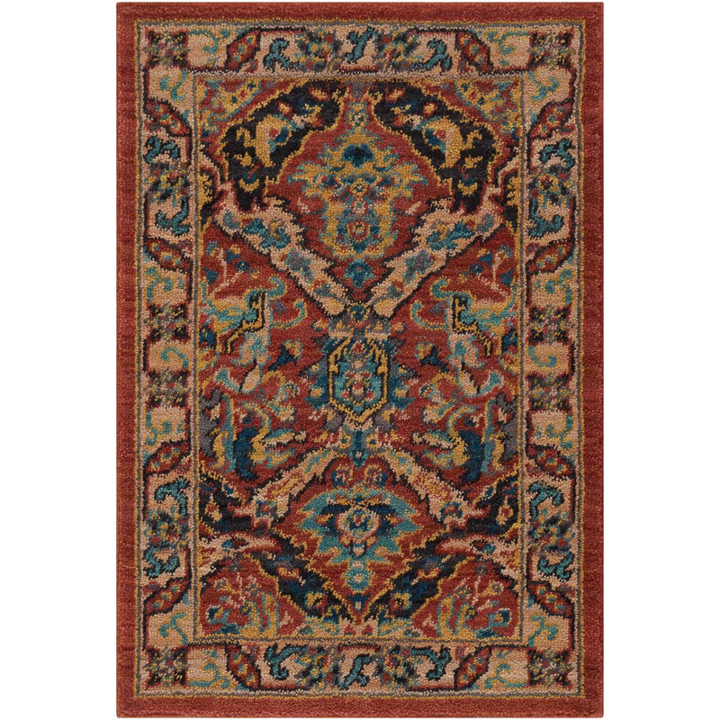 Oriental Indoor Rug, Rectangle 2' x 3'