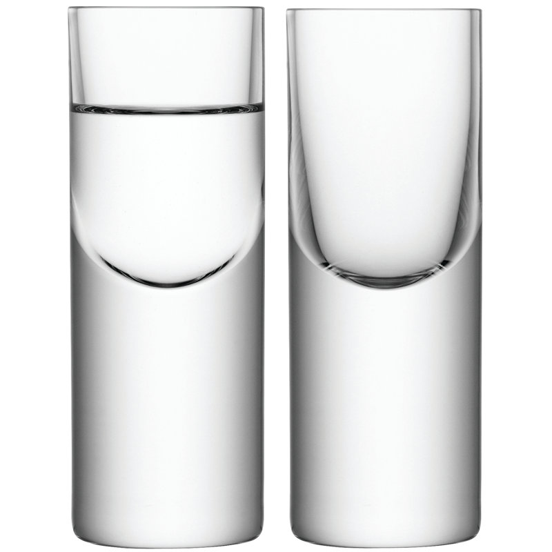 Boris 1.6907oz. Handmade Double Wall Glass Set