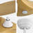 Kemp 52'' 3-Blade Standard Ceiling Fan with Remote Control，White&Beige-810435572
