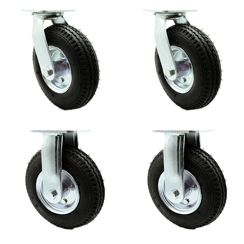 Ensemble de 4 roulettes de rechange Rubbermaid