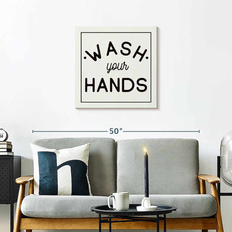 Tergel Bathroom Rules III, 24" H x 24" W