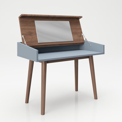 Henriette Solid Wood Secretary Desk