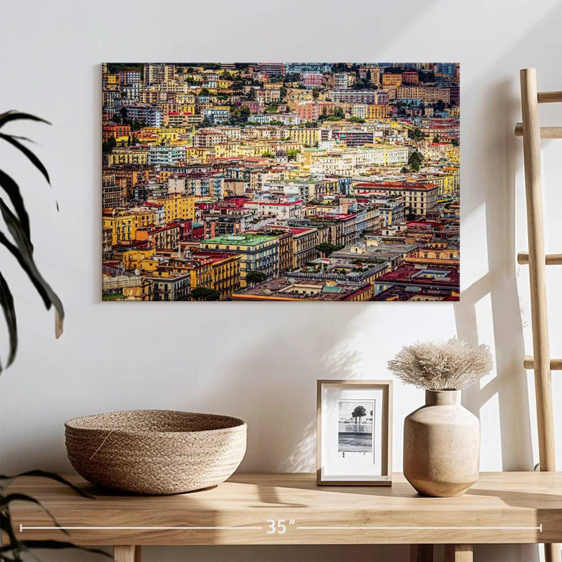 Centre-ville de Naples, H 16 po x l 24 po