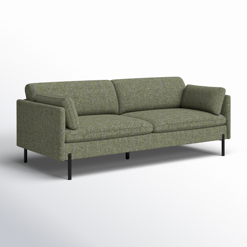 Moab Upholstered 81'' Sofa, Mellow Forest Chenille