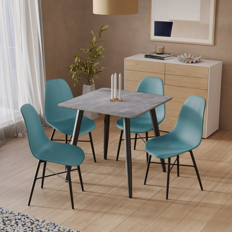 4 - Person Dining Set, Armani Grey, Ocean