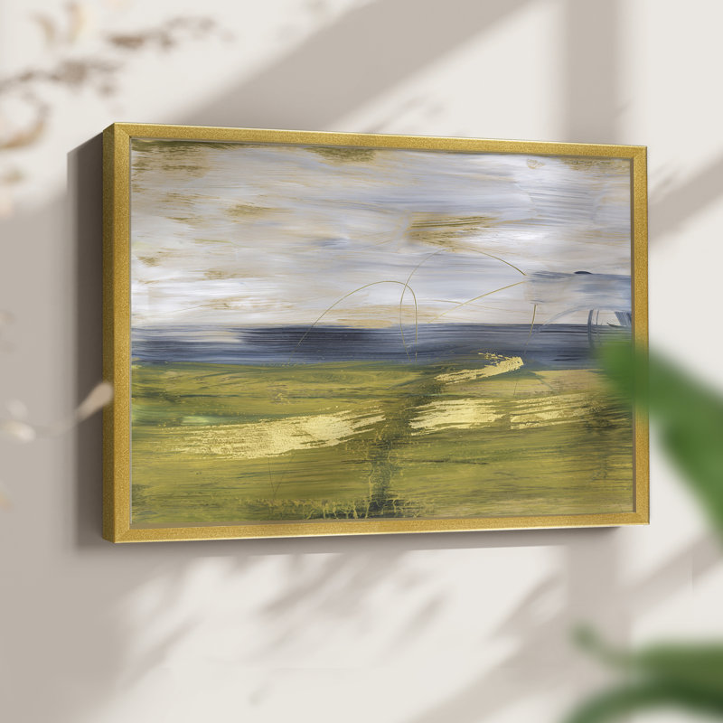 Sky and Land II -Framed Print - Restickable