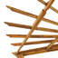 Espace d'intimité extérieur en bois - l 160,28 po x P 106,92 po x P 103,06 po