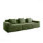 Canapé modulaire sans siège à 3 places - tissu velours côtelé, canapé Cloud, siège très profond, coussins décoratifs-323401620-323401618-323401617