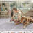  Floral Scalloped Rug Vintage Boho Washable Area Rug Soft Bedroom Rugs Non-Slip Throw Carpet-2088777658