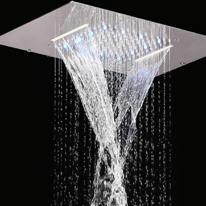 Système de douche à pluie à DEL Nariman