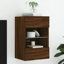 Bryssa Unfinished TV Stand for TVs up to 24" with Fireplace Included-1067437610