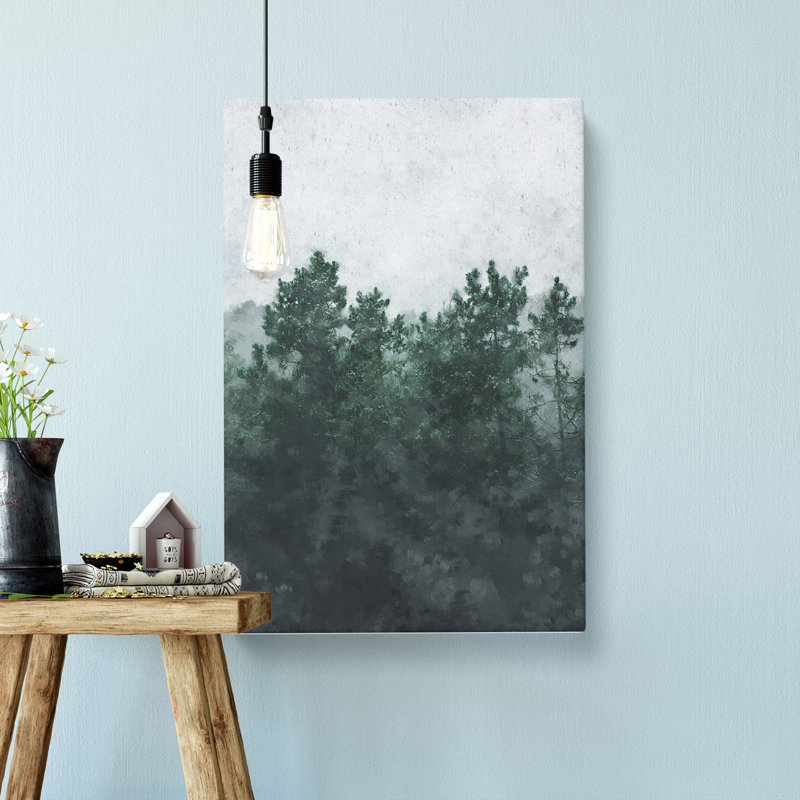 Snowing Upon The Trees - Wrapped Canvas, 76cm H x 50cm W x 3cm D