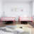 Bunk Bed With Ladder And High Guardrail, Able To Split, Metal Bunk Bed, Storage Space, Noise Free,Twin Over Twin Size,Pink-1550968819