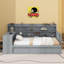 Lit de jour en bois avec tiroirs, ports USB et bureau-264375162-264375163