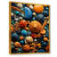 Jaune et bleu coquillage symphonie II - art mural côtier tropical-1169044197-1213909861