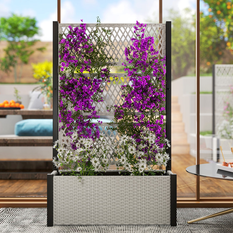 Raised Garden Bed, Charcoal Grey
