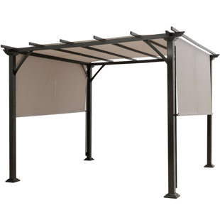10 Ft. W x 10 Ft. D Steel Grill Gazebo