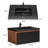 Wall-Mounted Single Bathroom Vanity Base Only-128598102