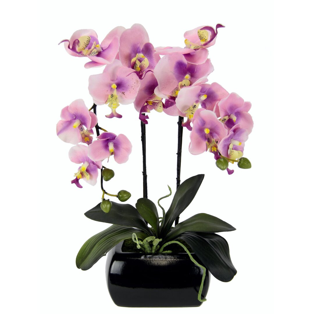 Kunstblume Orchidee im Topf