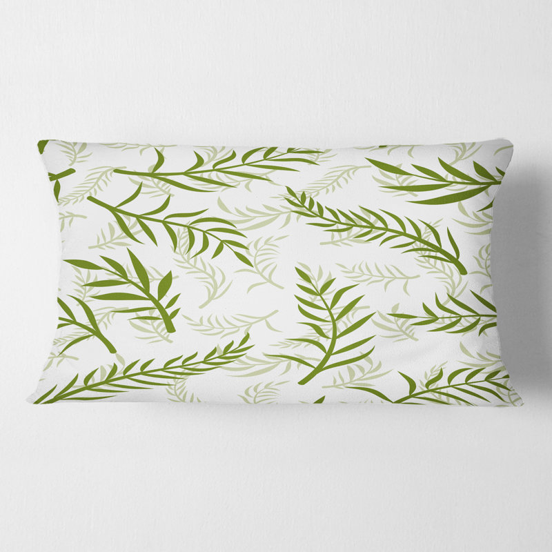 Coussin décoratif tropical Mid-Century Tropical Botanicals I